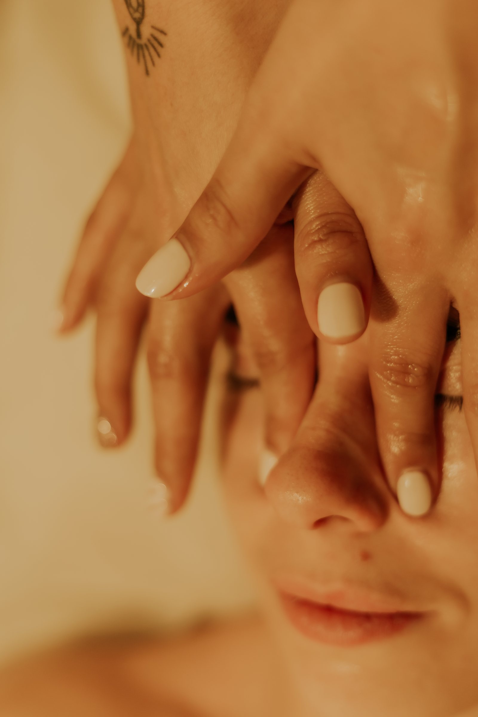 Facial treatment detail